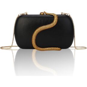 Clutch Purse for Women Evening Handbags Ladies Vintage Womens Crossbody Shoulder Bags PU Clutches with Detachable Chains in Kuwait