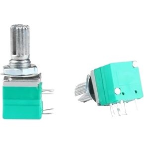 5PCS RV097NS 5PIN B5K B10K B20K B50K B100K B500K 5K 10K 50K 100K with A Switch Audio Shaft 15mm Amplifier Sealing Potentiometer(10K Ohm) in Saudi Arabia