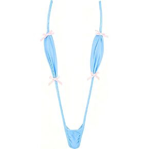 Hot Womens Micro Bikini Extreme See Through Lingerie String Bikini Mini Thong Monokini Swimsuits in Saudi Arabia