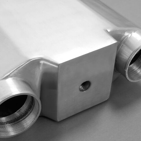 KUAFU Water Intercooler A/W IC 3.0" in/out Liquid Core Jet Ski Aluminum Silver in Saudi Arabia