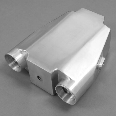 KUAFU Water Intercooler A/W IC 3.0" in/out Liquid Core Jet Ski Aluminum Silver in Saudi Arabia