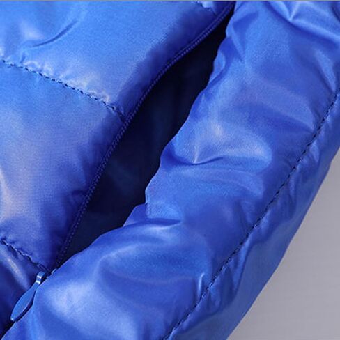 SHOPESSA Puffer Jacket Men Packable Down Jacket Hooded Lightweight Winter Coat Full-Zip Quilted Warm Outerwear in Kuwait