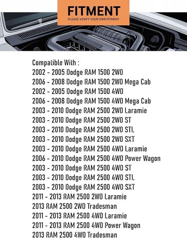 طقم زنبركي مساعد مطاطي مطور من DR2500CA يناسب 2003-2013 دودج رام 2500 يناسب رام 1500 2003 2004 2005 2006 2007 2008 2WD 4WD، وسائد إيقاف ممتص الصدمات لتعزيز التعليق الخلفي in Saudi Arabia