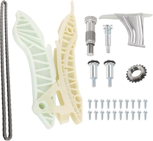 1.6L Engine Timing Chain Kit With Sprocket, Compatible with 2007-2015 Mini Cooper R56 R57, 11-16 Countryman R60, 2013-2016 Paceman R61, 1.6L DOHC 4Cyl Engine, Replace# C774 9-5887 in Saudi Arabia