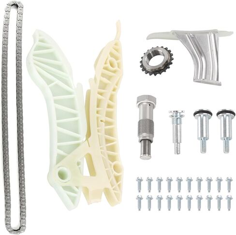 1.6L Engine Timing Chain Kit With Sprocket, Compatible with 2007-2015 Mini Cooper R56 R57, 11-16 Countryman R60, 2013-2016 Paceman R61, 1.6L DOHC 4Cyl Engine, Replace# C774 9-5887 in Saudi Arabia