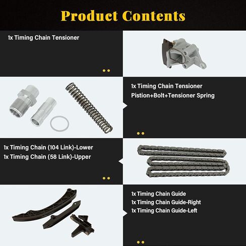 OCPTY Engine Timing Chain Kit Sets fits for BMW 323Ci 323i 325Ci 325i 325xi 328Ci 328i 330Ci 330i 330xi 525i 528i 530i M3 X3 X5 Z3 Z4 1.9L,2.0L,2.5L,2.8L,3.0L,3.2L 1994-2006 in Saudi Arabia