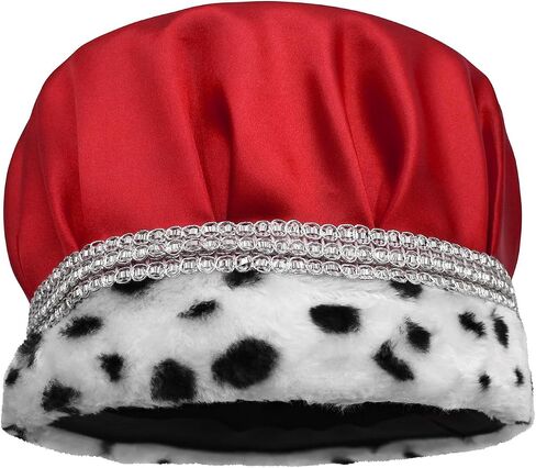 قبعة Nicky Bigs Novelties للبالغين من Royal King Queen Pageant Crown قابلة للطي قابلة للطي، زي الهالوين الرسمي للحفلات الراقصة مقاس متوسط in Kuwait