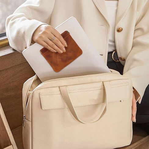 Mini Cowhide Coin Purse Leather Lipstick Storage Bags Rectangle Pouches Shrapnel Wallets Portable Mini Snap Closure Organizer Pouch No Zipper Wallet for Coin Cards Jewelry Saddle Brown in Saudi Arabia