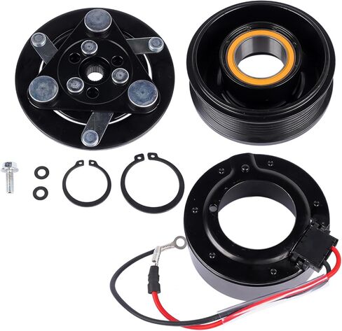 AC Compressor Clutch Kit Replacement for Buick Rainier Chevy Trailblazer GMC Envoy XL Olds Bravada Isuzu Ascender 4.2L L6 2002-2009 88892743 25825339 in Saudi Arabia