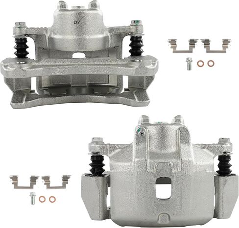 OCPTY Brake Caliper Set of 2 Front Left & Right fit for 2006-2012 for Mitsubishi for Eclipse,2004-2009 for Mitsubishi for Galant in Saudi Arabia