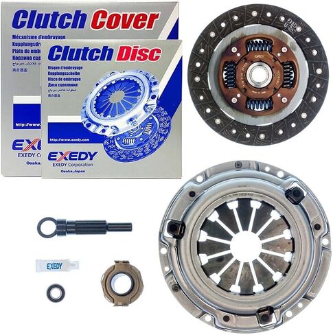 Exedy Clutch Kit KHC08 with ClutchMaxPRO Flywheel Replacement for 1992-2000 Civic 1.5 1.6 D15B D15Z D16Y, 2001-2005 Civic 1.7 D17A, 1993-1997 Civic Del Sol D15B D16Z (CPKHC08-FW167205-EK) in Saudi Arabia