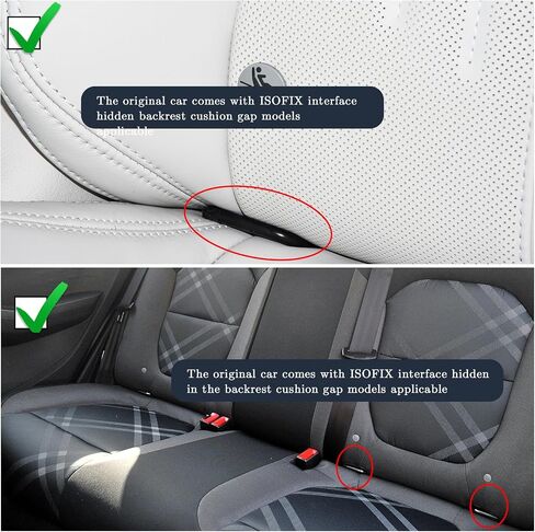 Car Child Seat Restraint Anchor Mounting Kit，Thicken Bracket Mount Base ISOFIX Latch Interface Mount Bracket,Connector 2.6 in for 2.8-4 in Cushions(Suitable for ORV/MPV/Single Cabins in Kuwait