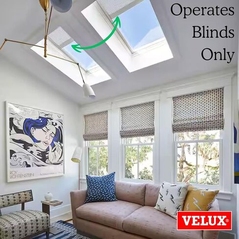 Velux Skylight Blind Remote فقط للتحكم في لوحة المفاتيح طراز KLI 312 US لتشغيل الستائر التي تعمل بمحرك Velux (تعمل الستائر فقط - لن تعمل المناور) in Saudi Arabia