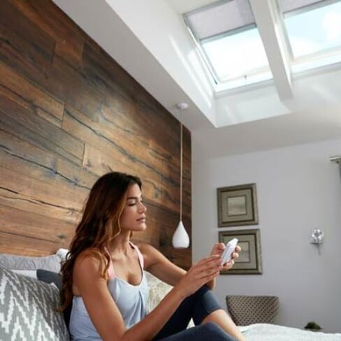 Velux Skylight Blind Remote فقط للتحكم في لوحة المفاتيح طراز KLI 312 US لتشغيل الستائر التي تعمل بمحرك Velux (تعمل الستائر فقط - لن تعمل المناور) in Saudi Arabia