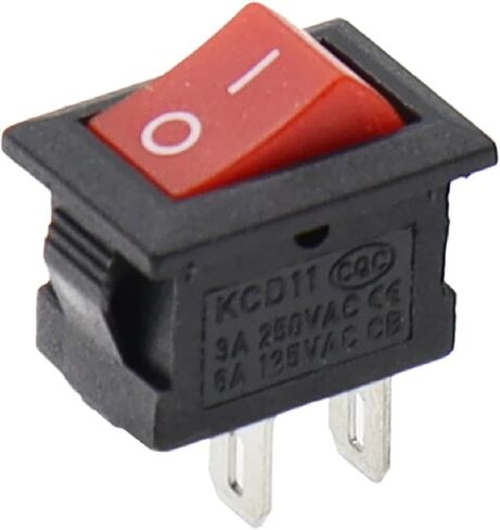 KCD11 الروك التبديل 10 * 15mm مفتاح زر الضغط الصغير ON-Off/ON-Off-ON 2 Pins / 3 Pins 3A 250VAC / 6A 125VAC 10x15mm 3pin ON-Off أسود in Saudi Arabia