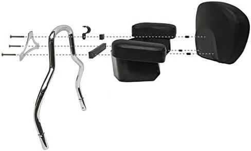 Spacer Kit for Inset Motorcycle Backrests in Saudi Arabia