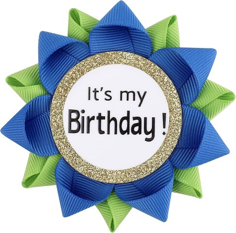دبوس شارة صفيح It's My Birday، 3.5 * 3.5 بوصة دبابيس أزرار عيد ميلاد سعيد للأولاد والبنات، in Kuwait