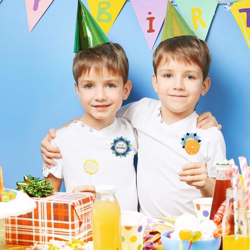 دبوس شارة صفيح It's My Birday، 3.5 * 3.5 بوصة دبابيس أزرار عيد ميلاد سعيد للأولاد والبنات، in Kuwait