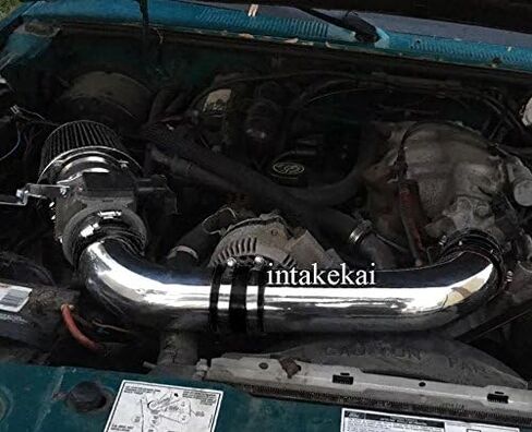 مدخل هواء عالي الأداء من IINTAKEKAI (متوافق مع موديلات 1991-1994 Ford Ranger/Explorer 4.0 4.0L V6) (أسود) in Kuwait