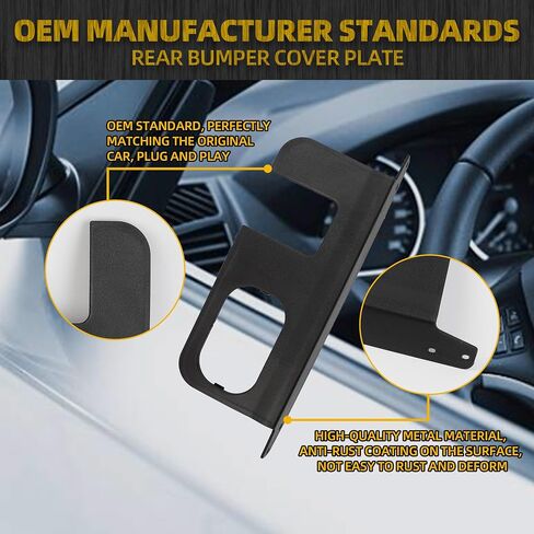 Dasbecan Rear Bumper Cover Plate Compatible with 2022-2025 Ford Maverick Accessories 4/7-Pin Connector Hitch (Not for Lobo) in Saudi Arabia