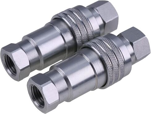 (2) مكبس أسطواني بزاوية محراث الثلج، خراطيم، وصلات متوافقة مع Meyer 05810 21856 25232 Ram 1.5 بوصة × 10 بوصة فتحة 5/8 بوصة in Kuwait