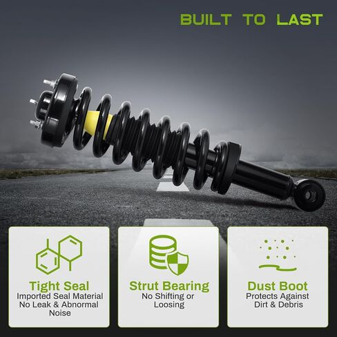AUTOSAVER88 1-3" Front Shock Absorbers Compatible with 1997-2006 Wrangler TJ in Saudi Arabia