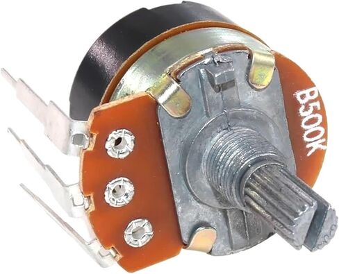 1 Sets Handle Length 20mm WH138 B1K B5K B10K B50K B100K B200K B500K Ohm Single Turn Potentiometer Variable Resistors(5K Ohm) in Saudi Arabia