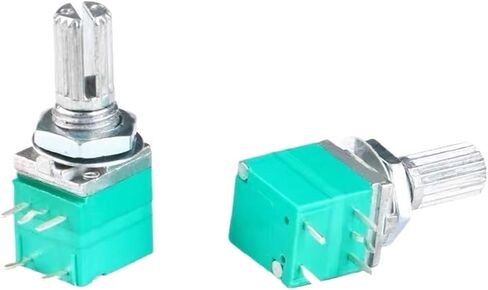 5PCS RV097NS 5PIN B5K B10K B20K B50K B100K B500K 5K 10K 50K 100K with A Switch Audio Shaft 15mm Amplifier Sealing Potentiometer(10K Ohm) in Saudi Arabia