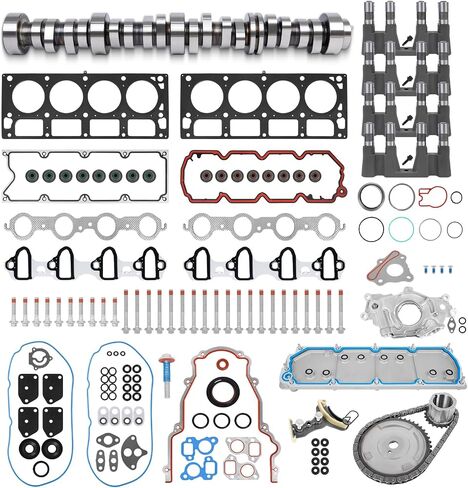 NON AFM DOD Disable Kit w/Camshaft, Lifters, Timing Chain, Head Gasket Set, Fit for 2007-2013 Chevy Silverado 1500/Tahoe/Suburban, GMC Sierra/Yukon 5.3L V8 Engine, NON-VVT in Saudi Arabia