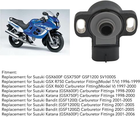 Turn Throttle Position Sensor Compatible with TPS 13550-13D60 Compatible with GSX600F GSXR600 GSXR750 SV1000 SV650 DL650 1996 1997 1998 1999 2000 2001 2002 2003 2004 2005 2006 2007 2008 2009 in Saudi Arabia