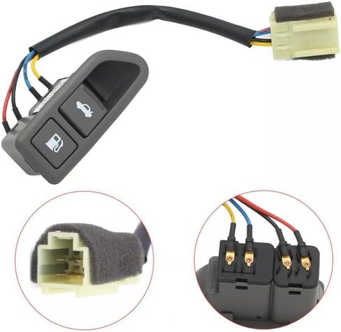 Gray 93555-3K500 Trunk & Fuel Door Opener Release Button for Hyundai Sonata 2009-2010 Replace 935553K500U7 93555-3K500-U7 in Saudi Arabia