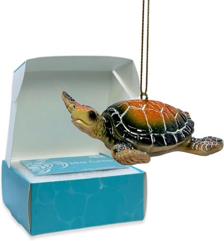 Sea Turtle Ornaments for Christmas Tree, Sea Turtle Christmas Ornament, Ocean Christmas Tree Ornaments Stocking Stuffers, Scuba Divers, and Ocean Lovers in Saudi Arabia