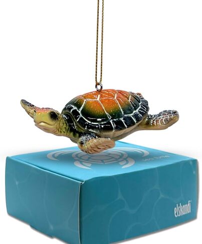 Sea Turtle Ornaments for Christmas Tree, Sea Turtle Christmas Ornament, Ocean Christmas Tree Ornaments Stocking Stuffers, Scuba Divers, and Ocean Lovers in Saudi Arabia
