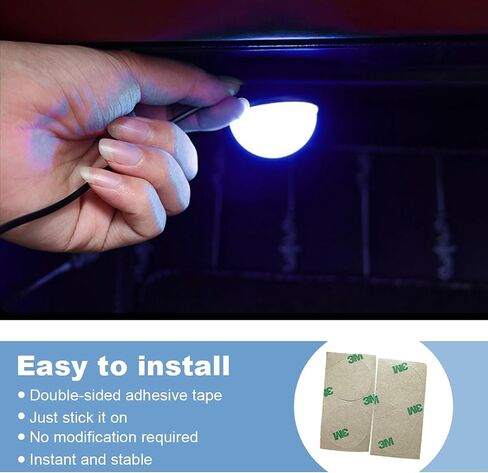 مصابيح LED داخلية للسيارة، مجموعة إضاءة نيون محيطة للسيارة مع جهاز تحكم عن بعد، مجموعة إضاءة LED للديكور الليلي مع منفذ USB للسيارة والحديقة والمطبخ المنزلي (ملونة) in Saudi Arabia