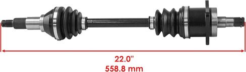 Caltric Front Left Complete Cv Joint Axle Compatible with Can-am Outlander 400 4X4 Ho Xt Efi 2007-2014 in Saudi Arabia