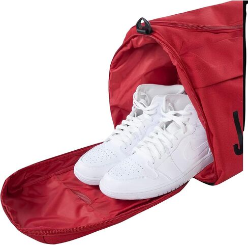 Jordan Speed Dual Duffle Bag, Black, M (Gym Red, M) in Saudi Arabia