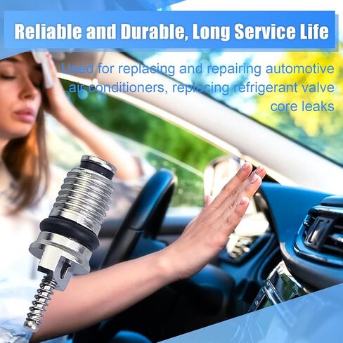 50 قطعة معيار JRA التيار المتناوب صمام شريدر الأساسية صالح ل 134A R12 السيارات تكييف الهواء التبريد إصلاح استبدال BAS03005 MT0059 59347 15-75234 in Saudi Arabia
