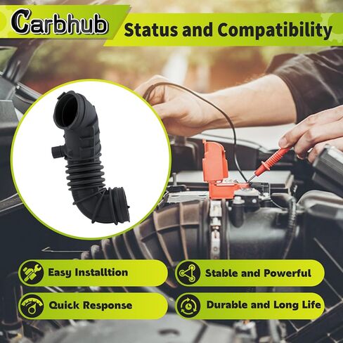 Carbhub 13721477839 خرطوم دخول هواء المحرك متوافق مع Mini Cooper 1.6L 2002-2008 مبيت مرشح الهواء إلى مبيت الخانق in Saudi Arabia