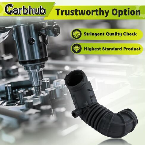 Carbhub 13721477839 خرطوم دخول هواء المحرك متوافق مع Mini Cooper 1.6L 2002-2008 مبيت مرشح الهواء إلى مبيت الخانق in Saudi Arabia