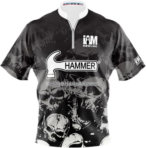 شعار Infusion I AM بولينج جيرسي بأكمام قصيرة وياقة وشاح 2120-HM صنع في الولايات المتحدة الأمريكية in Kuwait