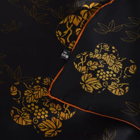 Women 100% Mulberry Silk Scarf Evening Square Shawl 43"*43" - Floral Print, for Party, Travel & Photography (Headscarf/Wrap) in Kuwait