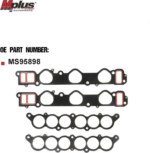 MPLUS MS95898 Intake Manifold Gasket Set Fits 96-02 for Toyota 4Runner / 95-98 for Toyota T10 / 95-04 for Toyota Tacoma / 00-04 for Toyota Tundra 3.4L 3378CC V6 GAS DOHC in Saudi Arabia