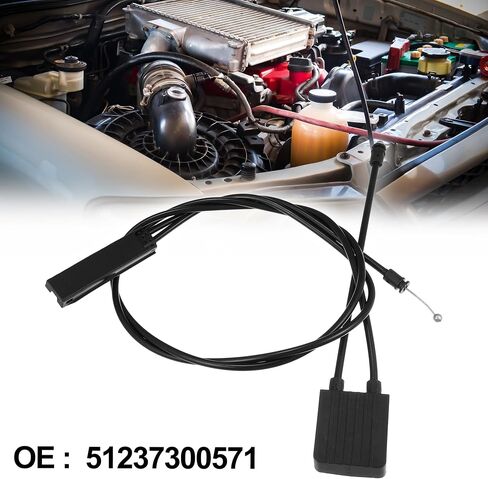 كابل تحرير غطاء محرك السيارة X AUTOHAUX 51237300571 لسيارة BMW X1 2016-2019 لميني كوبر Base S JCW F55 F56 F57 F60 2014-2020 in Saudi Arabia