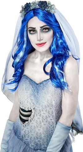 Rubies Corpse Bride: Emily Merrimack Wig for Adults, Women's No Size in Saudi Arabia