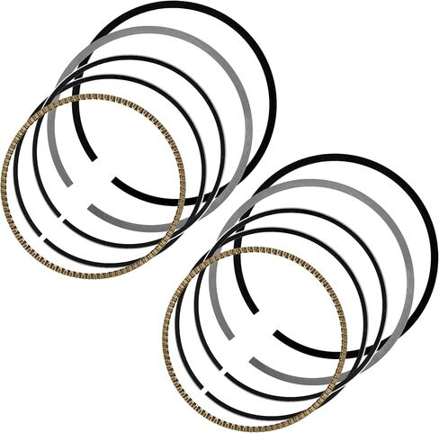 Caltric 2x Piston Ring Set Compatible with Yamaha V Star 650 XVS650 1998-2011 2013-2016 / 4VR-11603-00-00 in Saudi Arabia