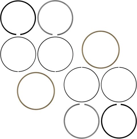 Caltric 2x Piston Ring Set Compatible with Yamaha V Star 650 XVS650 1998-2011 2013-2016 / 4VR-11603-00-00 in Saudi Arabia