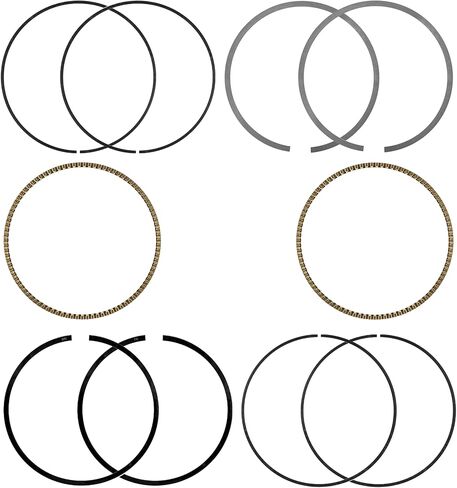 Caltric 2x Piston Ring Set Compatible with Yamaha V Star 650 XVS650 1998-2011 2013-2016 / 4VR-11603-00-00 in Saudi Arabia