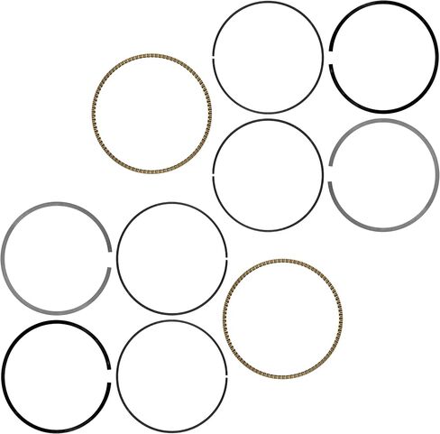 Caltric 2x Piston Ring Set Compatible with Yamaha V Star 650 XVS650 1998-2011 2013-2016 / 4VR-11603-00-00 in Saudi Arabia