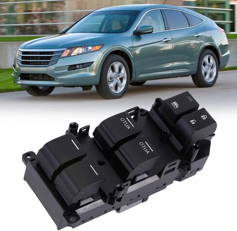 مفتاح نافذة الطاقة الأمامي الأيسر لهوندا أكورد كروس تور 2010-2015 2.4L 3.5L مفتاح الطاقة الرئيسي للنافذة الجانبية للسائق 35750-TP6-A11 35750TP6A11 in Saudi Arabia
