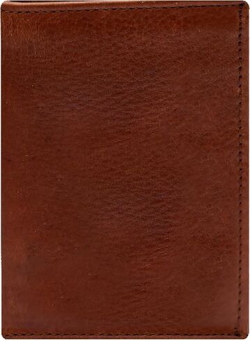Mens Leather Wallets Rfid Blocking - Trifold Leather Wallet Secure, Durable & Slim Design with Ultra Strong Stitching, Travel Essentials Wallet - Extra Capacity with 7 Card Slots (Black) in Saudi Arabia